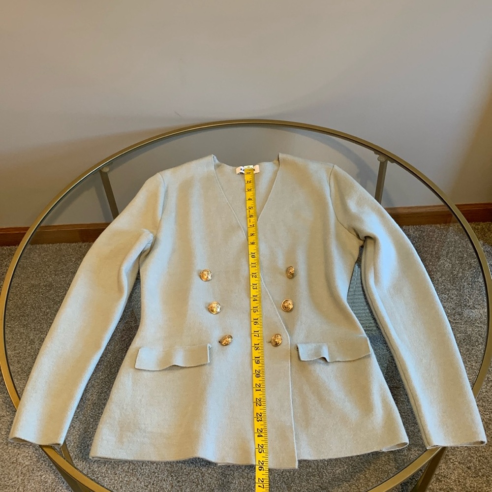 Express Double Breasted Sweater Blazer Size S - Picture 10 of 16